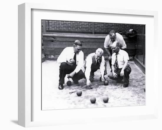 Bocce Balls, Philadelphia, Pennsylvania-null-Framed Photo