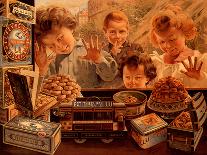 Children at Confectionery Shop-Bocchino V^-Premier Image Canvas