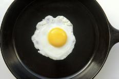 Fried Egg in a Cast Iron Skillet-Boch Photography-Mounted Photographic Print