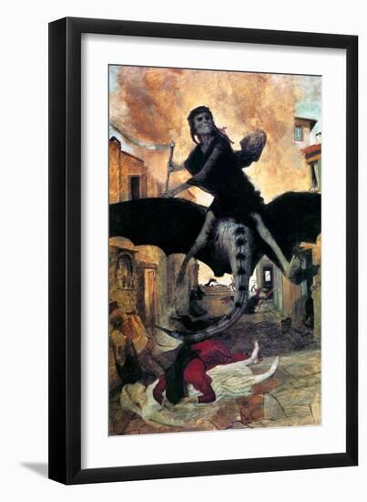 Bocklin: The Plague, 1898-Arnold Bocklin-Framed Giclee Print