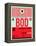 BOD Bordeaux Luggage Tag I-NaxArt-Framed Stretched Canvas