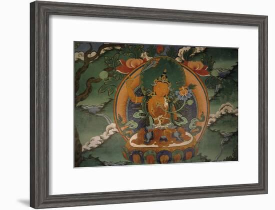 Boddhisattva Manjushri (Buddha of Wisdom) with the Sword of Knowledge, Ladakh, India-null-Framed Photographic Print