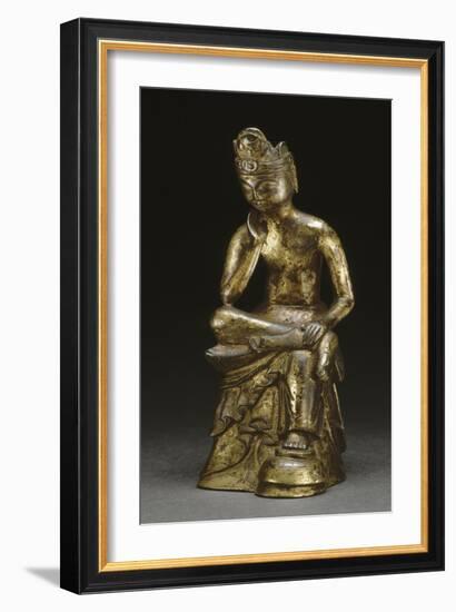 Boddhisattva méditant, Panga Sayu Sang ("Maitreya " Miruk posal")-null-Framed Giclee Print