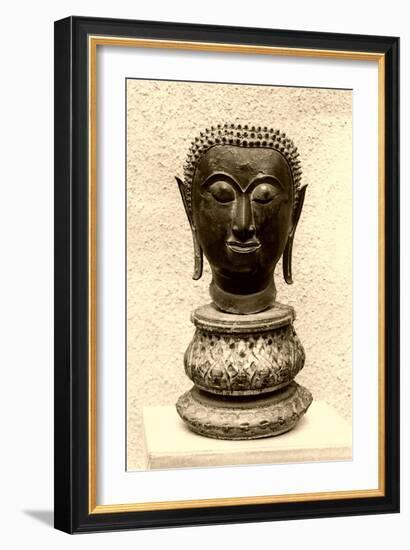 Boddhisatva Head-null-Framed Art Print