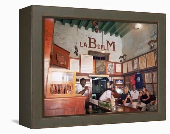 Bodegita Del Medio, One of Havana's Oldest Bars, Havana, Cuba-McCoy Aaron-Framed Premier Image Canvas