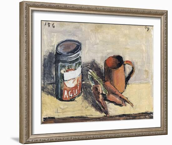 Bodegon con Zanahorias-Joaquin Torres-Garcia-Framed Giclee Print