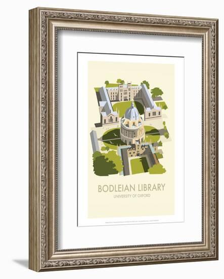 Bodelein Library Exterior - Dave Thompson Contemporary Travel Print-Dave Thompson-Framed Giclee Print