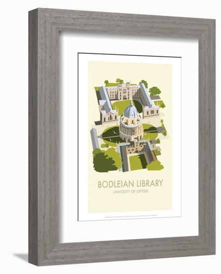 Bodelein Library Exterior - Dave Thompson Contemporary Travel Print-Dave Thompson-Framed Giclee Print