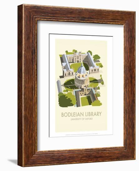 Bodelein Library Exterior - Dave Thompson Contemporary Travel Print-Dave Thompson-Framed Giclee Print