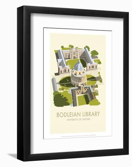 Bodelein Library Exterior - Dave Thompson Contemporary Travel Print-Dave Thompson-Framed Giclee Print
