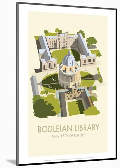 Bodelein Library Exterior - Dave Thompson Contemporary Travel Print-Dave Thompson-Mounted Giclee Print