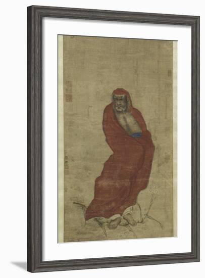 Bodhidharma Crossing the Yangzi-Hui Yan-Framed Giclee Print