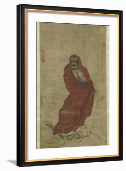 Bodhidharma Crossing the Yangzi-Hui Yan-Framed Giclee Print