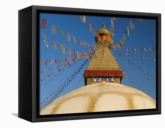 Bodhnath Stupa (Bodnath, Boudhanath) the Largest Buddhist Stupa in Nepal, Kathmandu, Nepal-Gavin Hellier-Framed Premier Image Canvas