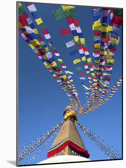 Bodhnath Stupa (Boudhanth) (Boudha), One of the Holiest Buddhist Sites in Kathmandu, UNESCO World H-Lee Frost-Mounted Photographic Print