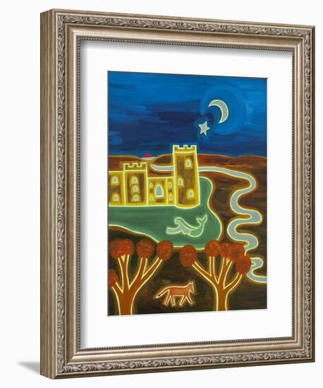 Bodiam Castle by Moonlight, 2014-Cristina Rodriguez-Framed Giclee Print