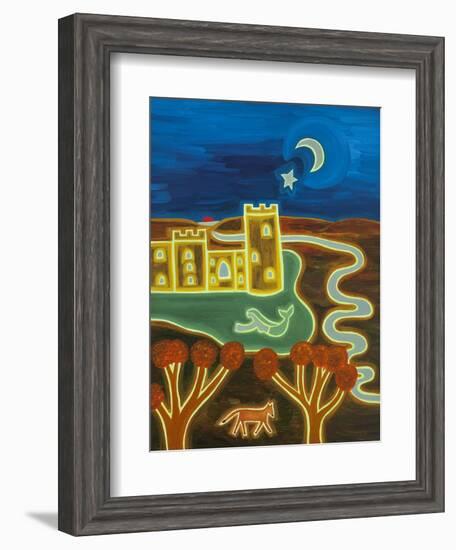 Bodiam Castle by Moonlight, 2014-Cristina Rodriguez-Framed Giclee Print