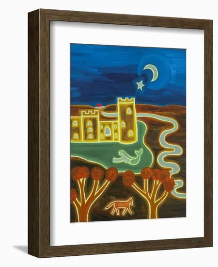 Bodiam Castle by Moonlight, 2014-Cristina Rodriguez-Framed Giclee Print