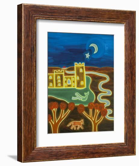 Bodiam Castle by Moonlight, 2014-Cristina Rodriguez-Framed Giclee Print