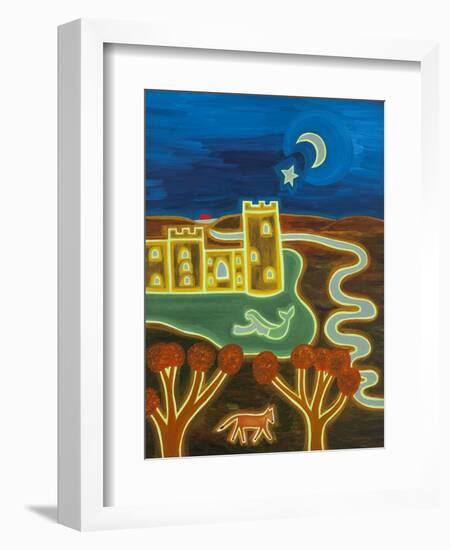 Bodiam Castle by Moonlight, 2014-Cristina Rodriguez-Framed Giclee Print