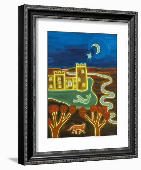 Bodiam Castle by Moonlight, 2014-Cristina Rodriguez-Framed Giclee Print