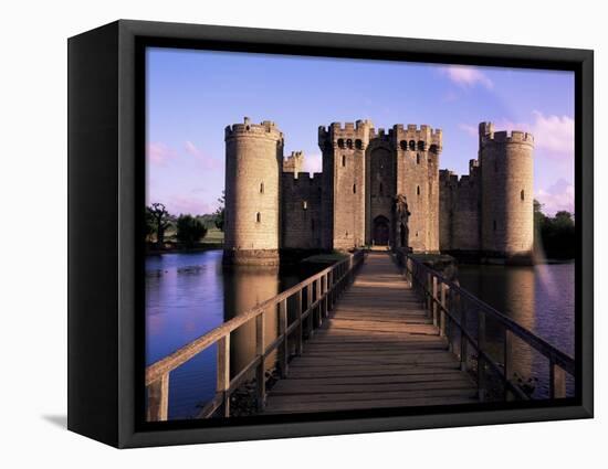 Bodiam Castle, East Sussex, England, United Kingdom-Kathy Collins-Framed Premier Image Canvas