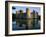 Bodiam Castle Reflected in Moat, Bodiam, East Sussex, England, United Kingdom-Ruth Tomlinson-Framed Photographic Print