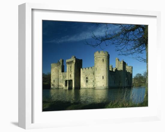 Bodiam Castle, Sussex, England, United Kingdom, Europe-Woolfitt Adam-Framed Photographic Print