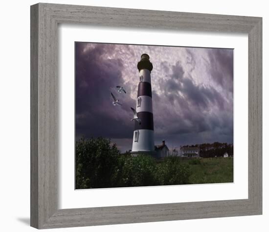 Bodie Island I-Steve Hunziker-Framed Art Print