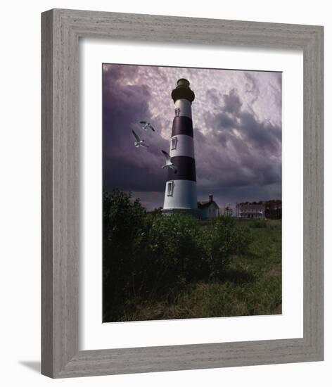 Bodie Island II-Steve Hunziker-Framed Art Print