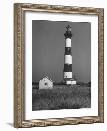 Bodie Island Light House, 6 Miles South of Nag's Head-Eliot Elisofon-Framed Photographic Print