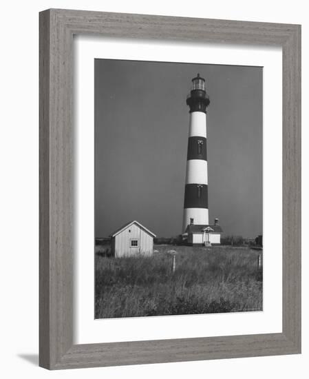 Bodie Island Light House, 6 Miles South of Nag's Head-Eliot Elisofon-Framed Photographic Print