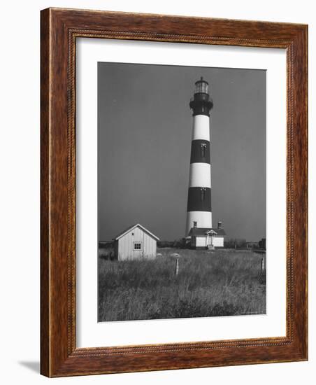 Bodie Island Light House, 6 Miles South of Nag's Head-Eliot Elisofon-Framed Photographic Print