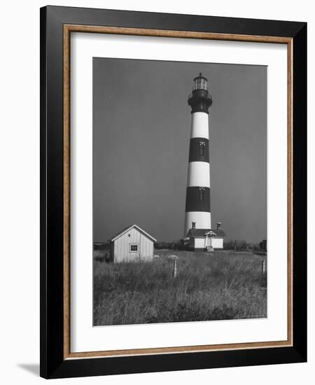 Bodie Island Light House, 6 Miles South of Nag's Head-Eliot Elisofon-Framed Photographic Print