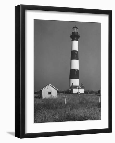 Bodie Island Light House, 6 Miles South of Nag's Head-Eliot Elisofon-Framed Photographic Print