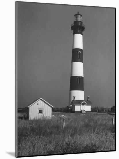 Bodie Island Light House, 6 Miles South of Nag's Head-Eliot Elisofon-Mounted Photographic Print