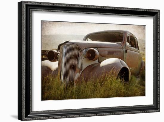 Bodie Junkyard Chevy-Jessica Rogers-Framed Giclee Print