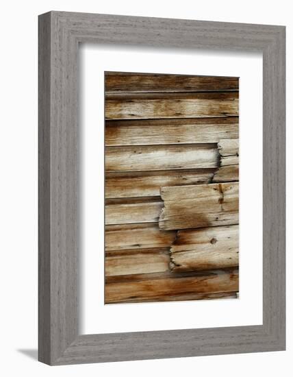 Bodie State Park, wood detail-Adam Jones-Framed Photographic Print