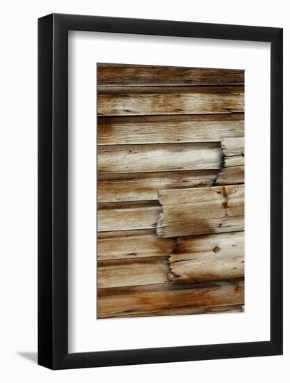 Bodie State Park, wood detail-Adam Jones-Framed Photographic Print