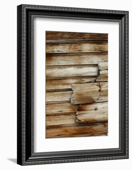 Bodie State Park, wood detail-Adam Jones-Framed Photographic Print