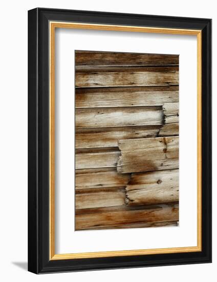 Bodie State Park, wood detail-Adam Jones-Framed Photographic Print