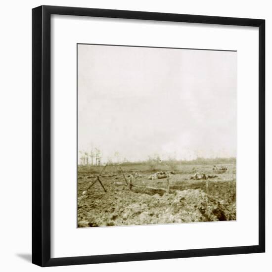 Bodies after attack, c1914-c1918-Unknown-Framed Photographic Print