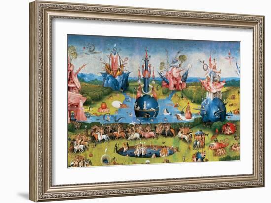 Bodies of Christian Martyrs Brought by the Angels-Hieronymus Bosch-Framed Giclee Print