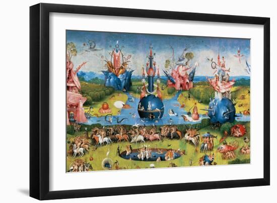 Bodies of Christian Martyrs Brought by the Angels-Hieronymus Bosch-Framed Giclee Print