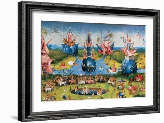 Bodies of Christian Martyrs Brought by the Angels-Hieronymus Bosch-Framed Giclee Print