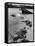 Bodies of Dead American Soldiers Near Half Sunken Landing Craft on Buna Beach-George Strock-Framed Premier Image Canvas