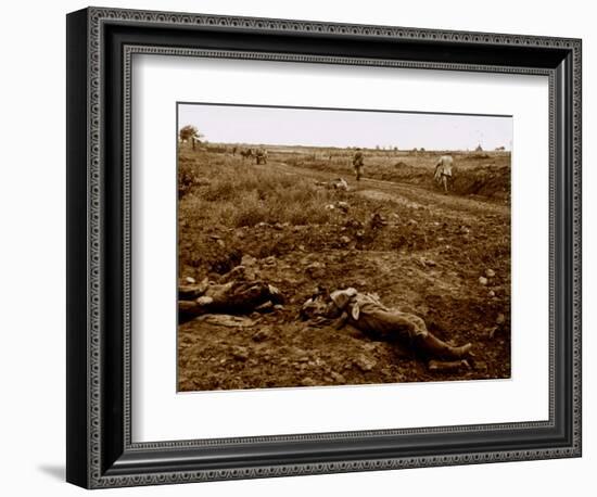 Bodies of German soldiers, c1914-c1918-Unknown-Framed Photographic Print