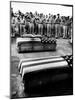 Bodies of Soldiers Killed in Vietnam Arriving in the Us-null-Mounted Photographic Print