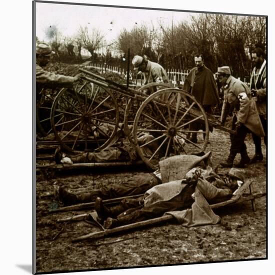 Bodies, Villers-au-Bois, northern France, c1914-c1918-Unknown-Mounted Photographic Print