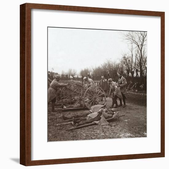 Bodies, Villers-au-Bois, northern France, c1914-c1918-Unknown-Framed Photographic Print
